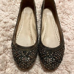 Frye studded flats